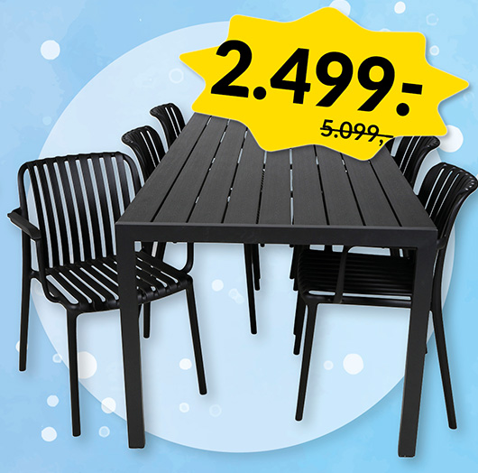 CHEANNE SONJA HAVEMØBELSÆT - JANUARUDSALG